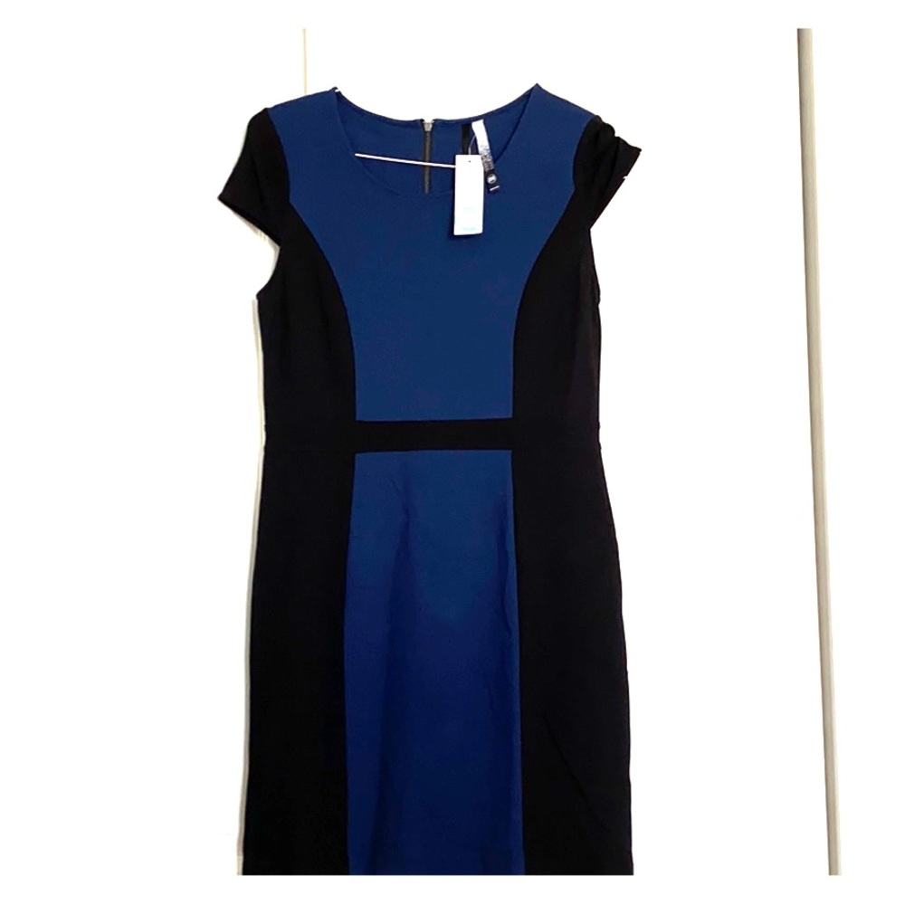 Marco short sleeve color black dress